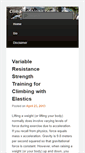 Mobile Screenshot of climbingstrong.com